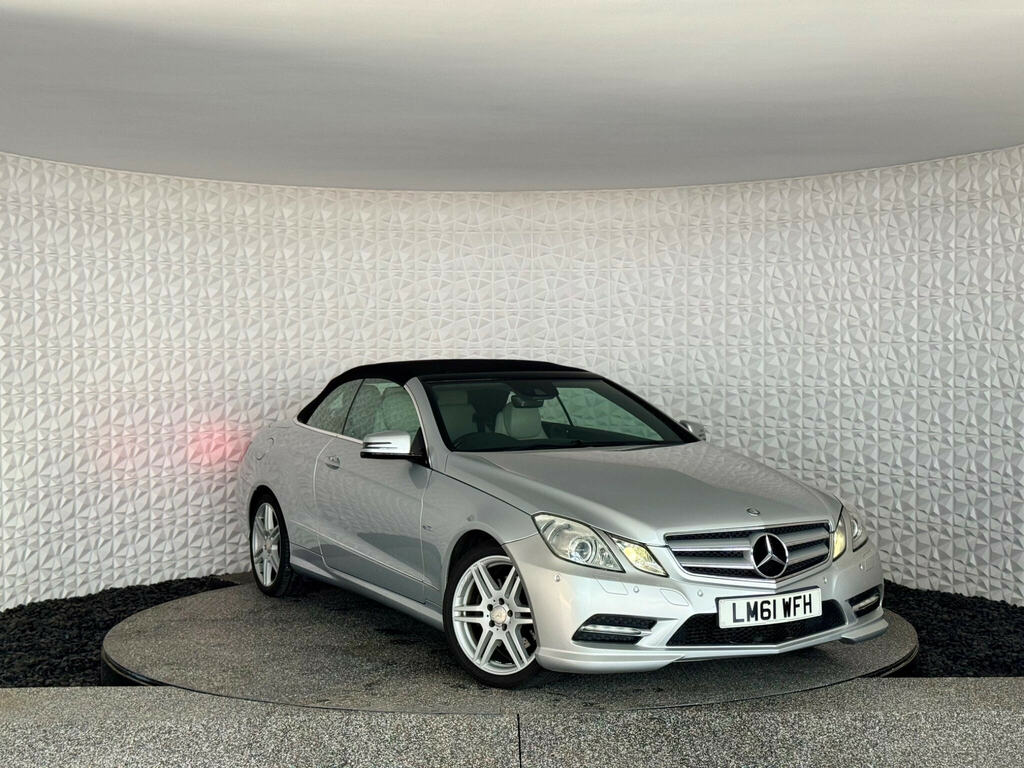 Mercedes-Benz E Class 2.1 E220 Cdi Blueefficiency Sport Edition 125 Cabr Silver