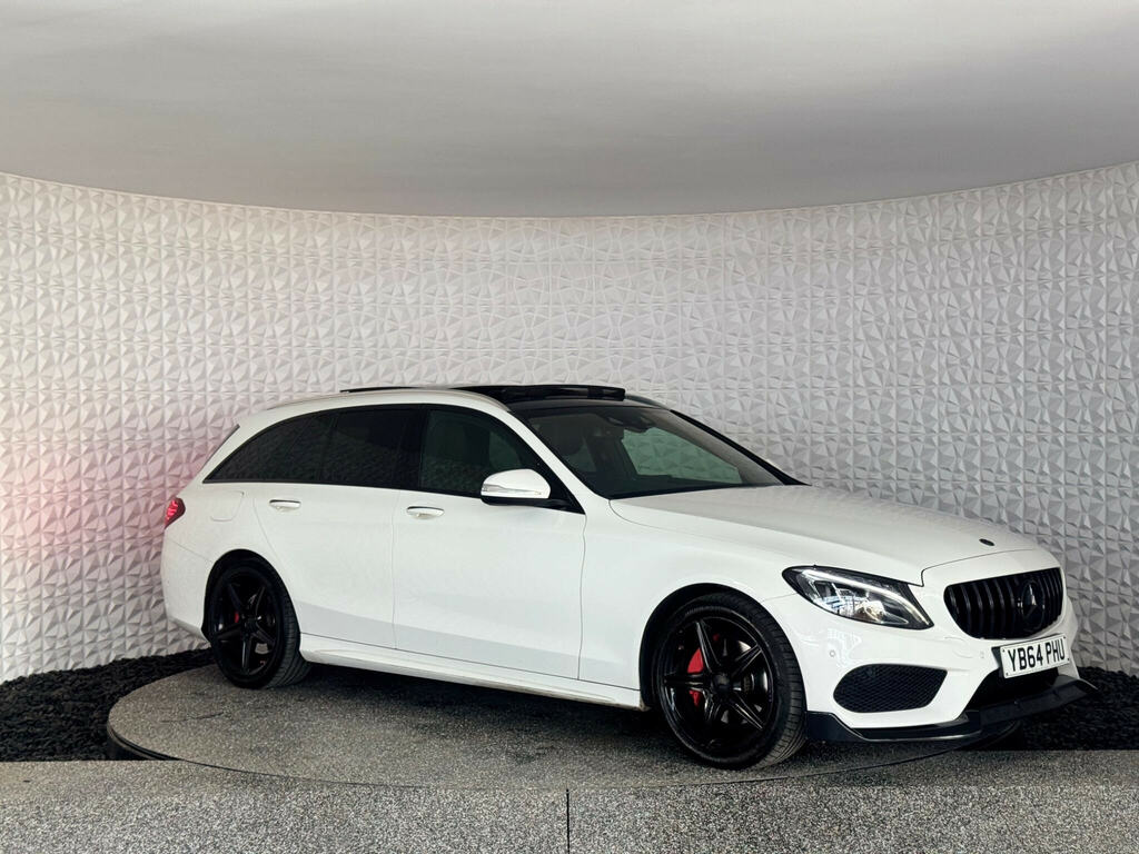 Mercedes-Benz C Class 2.1 C220 Bluetec Amg Line G-tronic Euro 6 Ss 5 White #6