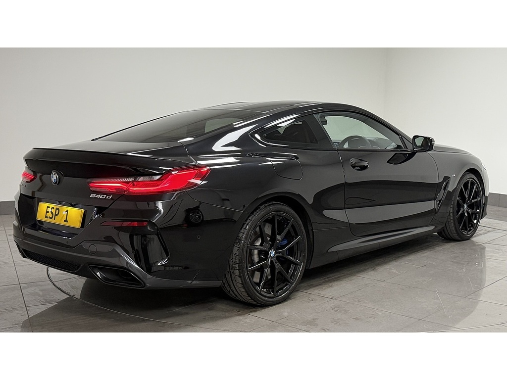 BMW 8 Series 840D Blue #6