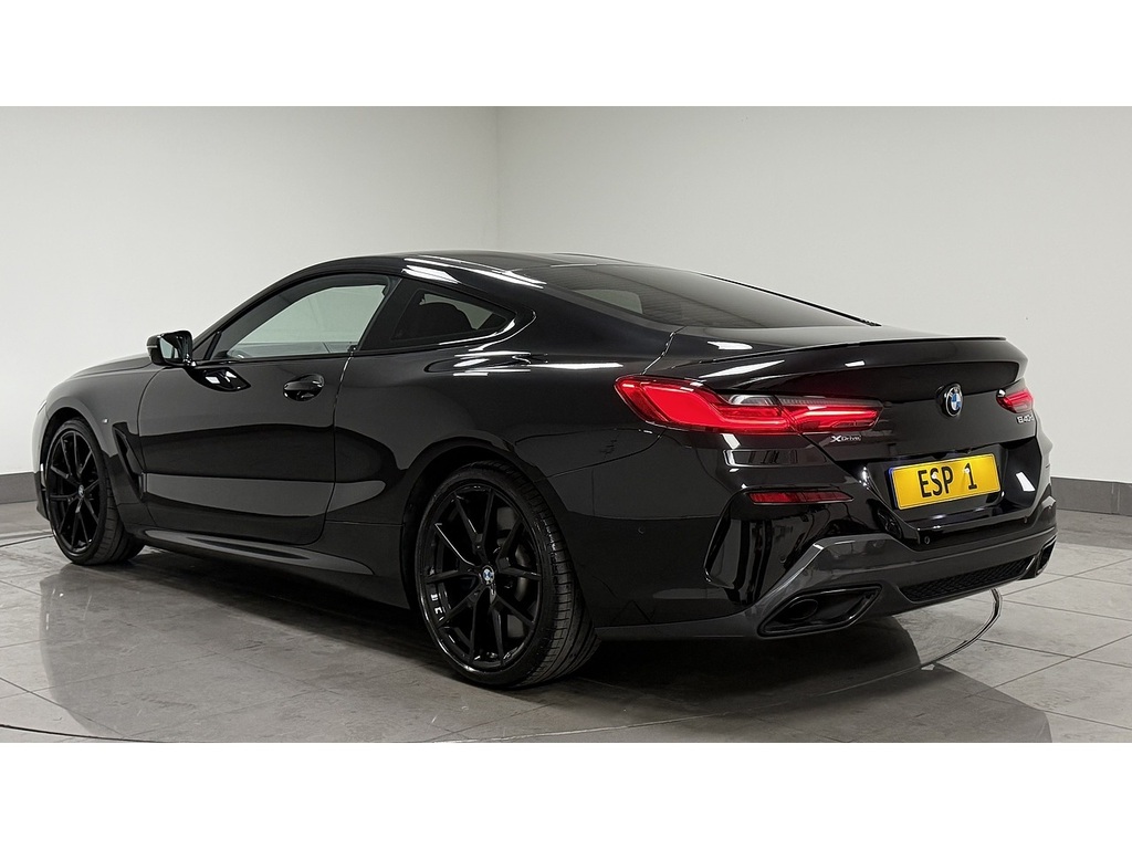 BMW 8 Series 840D Blue #4
