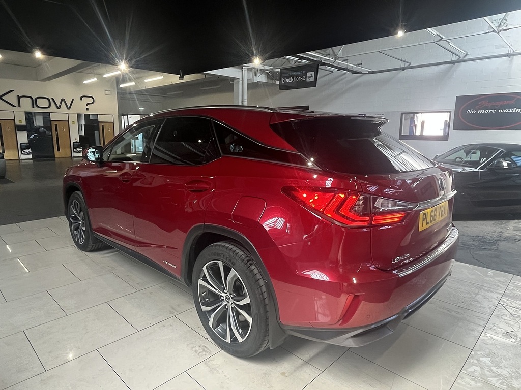 Lexus RX 450H Luxury Red #4