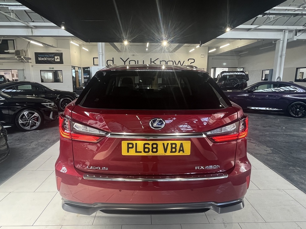 Lexus RX 450H Luxury Red #5