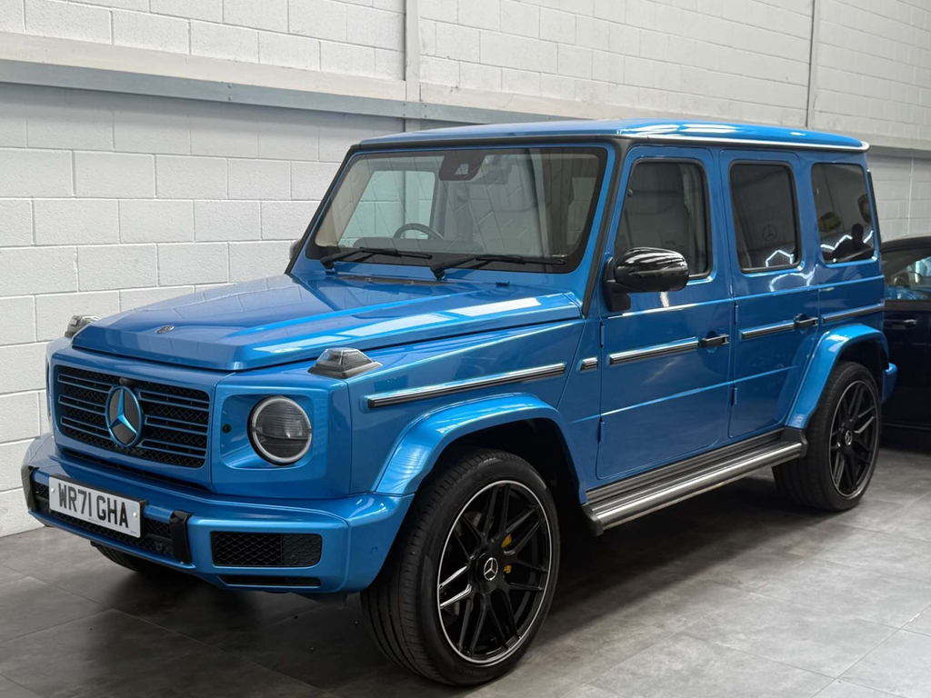 Mercedes-Benz G Class Suv Blue #3