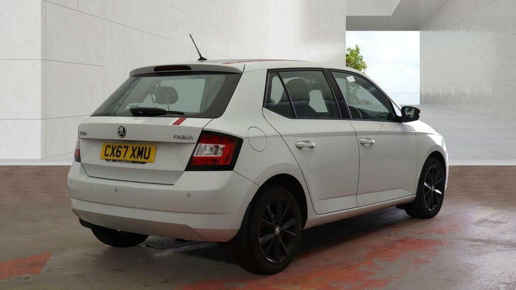 Skoda Fabia 1.0 Tsi Redline Euro 6 Ss White #4