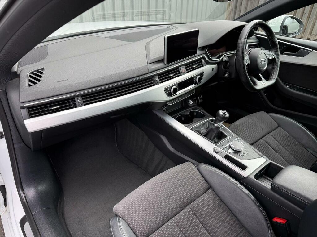 Audi A5 2.0 Tdi Ultra S Line Euro 6 Ss White #6
