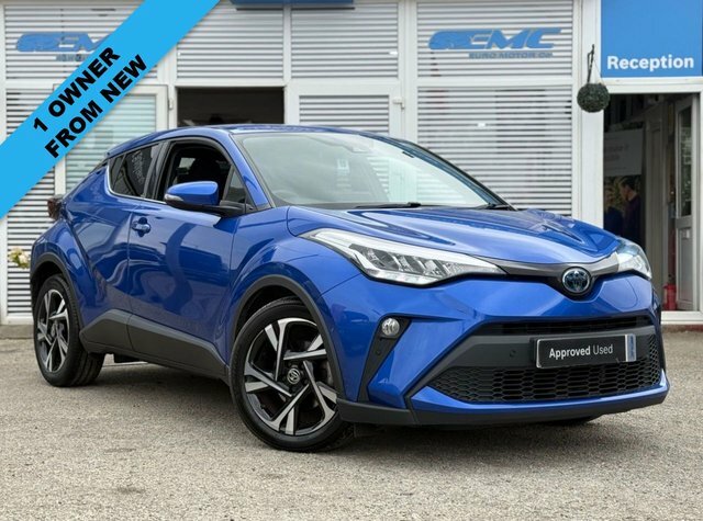 Toyota C-Hr 2022 1.8 Vvt-h Gpf Design Suv Hybrid Cv FY22VNL Blue