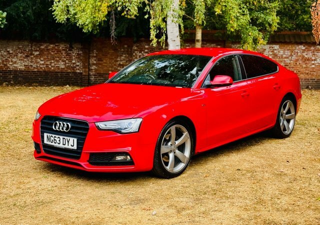 Audi A5 2.0 Tdi Black Edition Sportback Multitr NG63DYJ Red #5