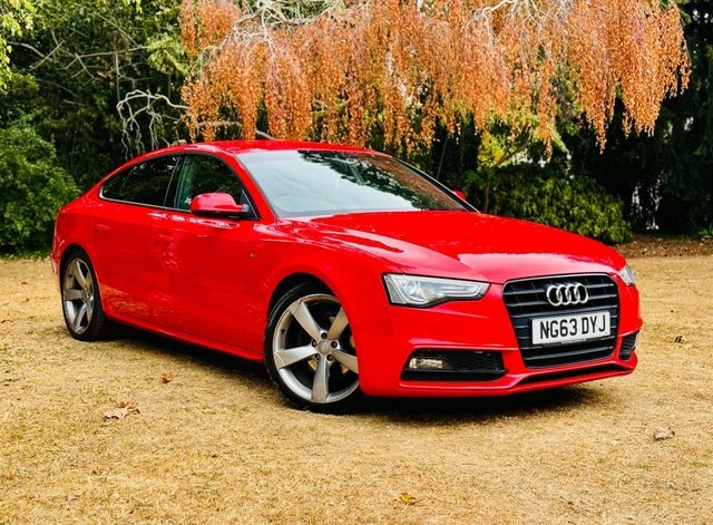 Audi A5 2.0 Tdi Black Edition Sportback Multitr Red