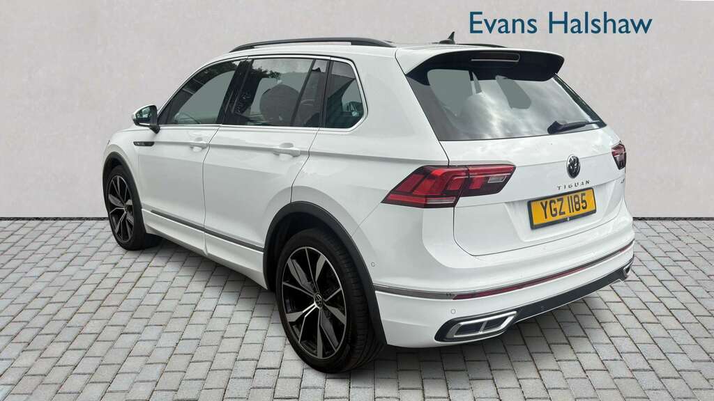 Volkswagen Tiguan 2.0 Tdi 4Motion R-line Dsg 2022 YGZ1185 White #5