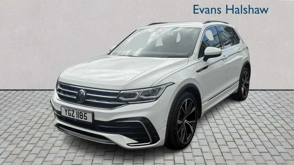 Volkswagen Tiguan 2.0 Tdi 4Motion R-line Dsg 2022 YGZ1185 White #3