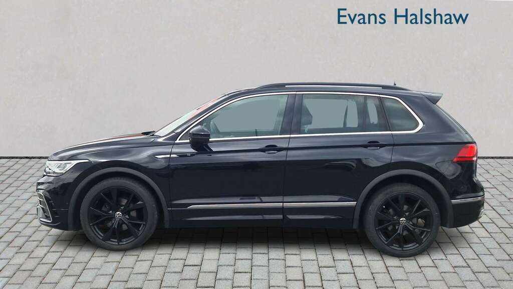 Volkswagen Tiguan 2.0 Tdi 4Motion R-line Dsg 2021 YS21RNF Black #3