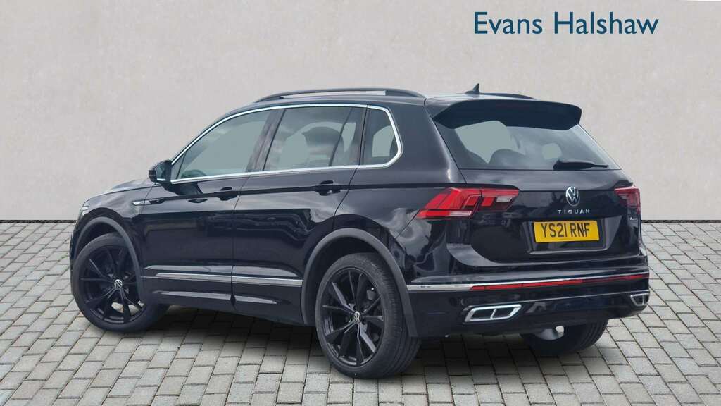 Volkswagen Tiguan 2.0 Tdi 4Motion R-line Dsg 2021 YS21RNF Black #2
