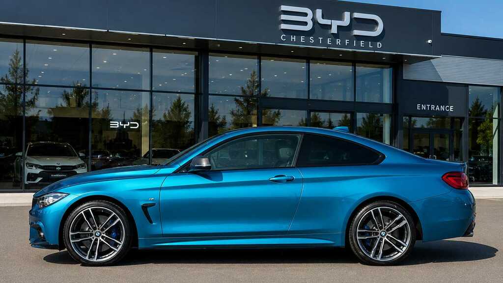 BMW 4 Series 435D Xdrive M Sport Professional Media NG17EUZ Blue #3