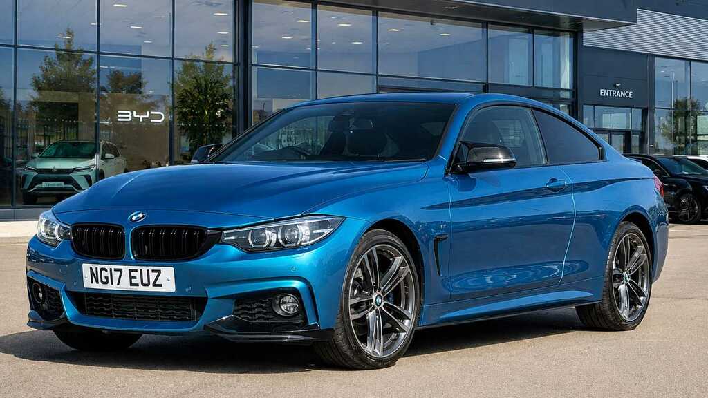 BMW 4 Series 435D Xdrive M Sport Professional Media NG17EUZ Blue