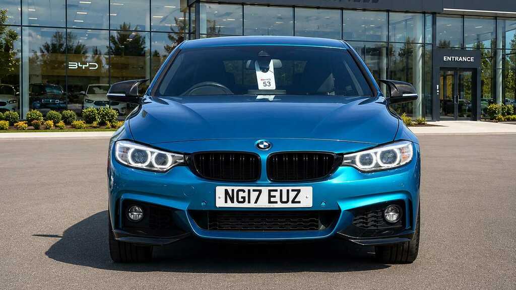 BMW 4 Series 435D Xdrive M Sport Professional Media NG17EUZ Blue #4
