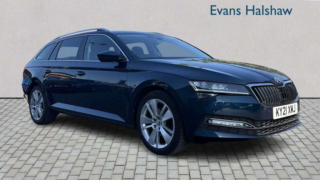 Skoda Superb 2.0 Tdi Cr Se L Dsg 2021 Blue
