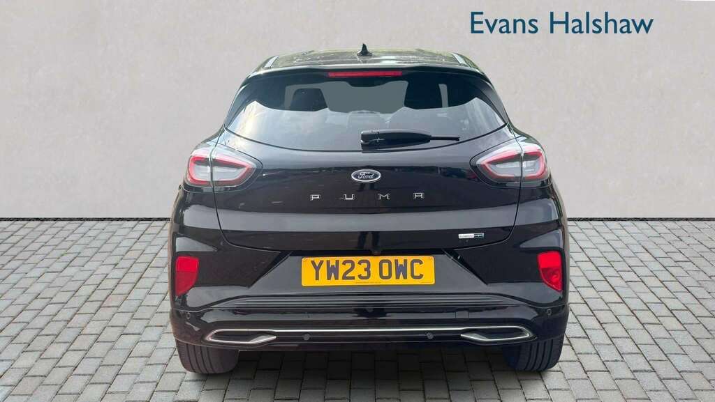Ford Puma 1.0 Ecoboost Hybr Mhev 155 St-line Vignale Dct YW23OWC Black #4