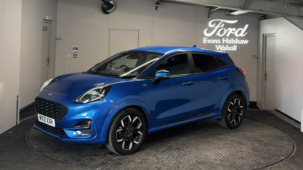 Ford Puma 1.0 Ecoboost Hybrid Mhev 155 St-line X 2021 WV21XXH Blue #2