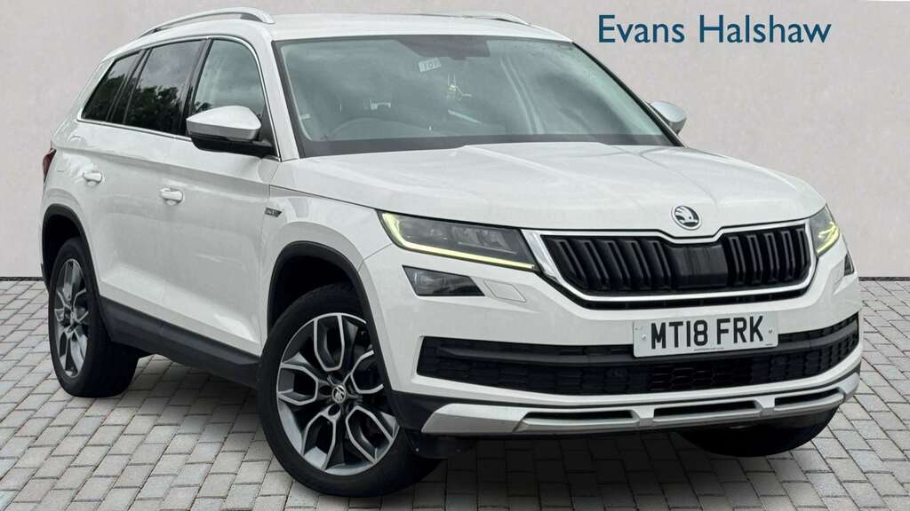 Skoda Kodiaq 2.0 Tdi Scout 4X4 Dsg 7 Seat 2018 MT18FRK White