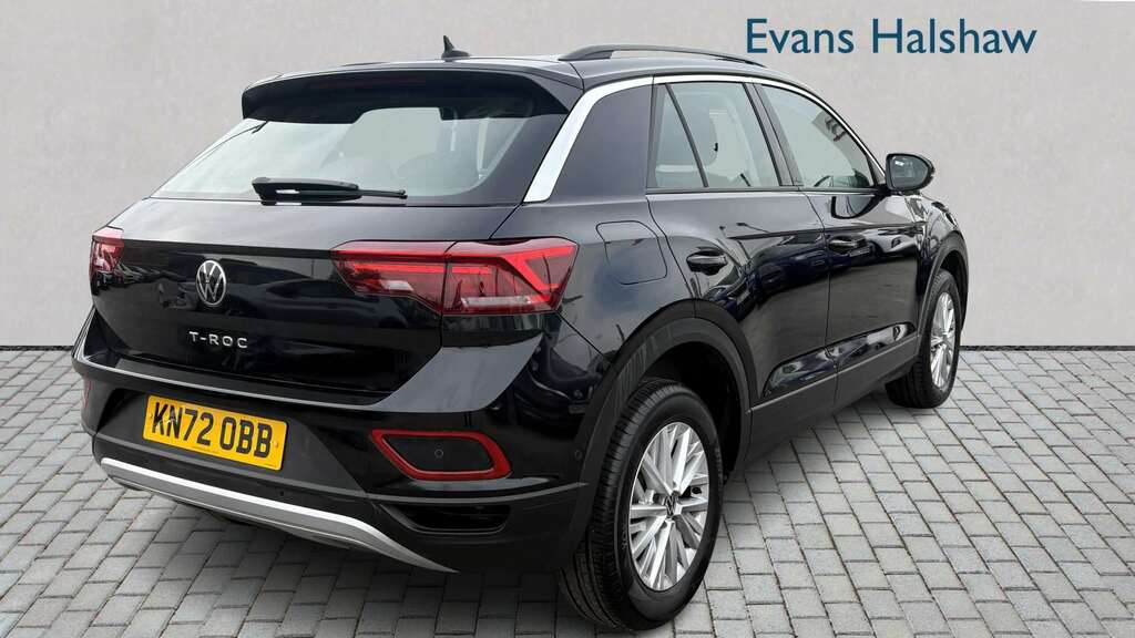 Volkswagen T-Roc 1.5 Tsi Life Dsg 2022 KN72OBB Black #6