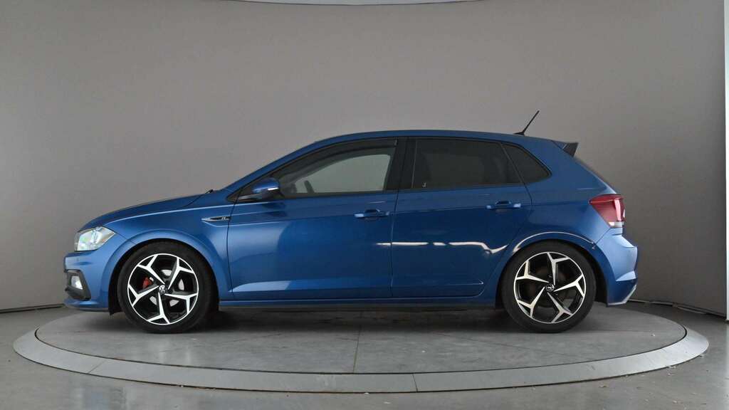 Volkswagen Polo 1.0 Tsi 95 R-line 2021 SB21CKF Blue #4