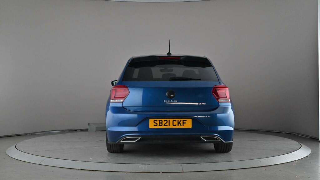 Volkswagen Polo 1.0 Tsi 95 R-line 2021 SB21CKF Blue #6
