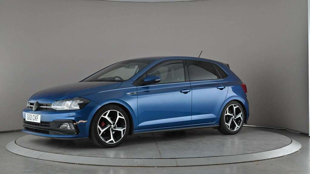 Volkswagen Polo 1.0 Tsi 95 R-line 2021 SB21CKF Blue #3