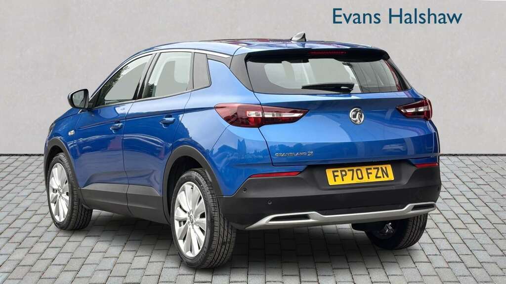 Vauxhall Grandland X 1.2 Turbo Elite Nav 8 Speed 2020 FP70FZN Blue #2