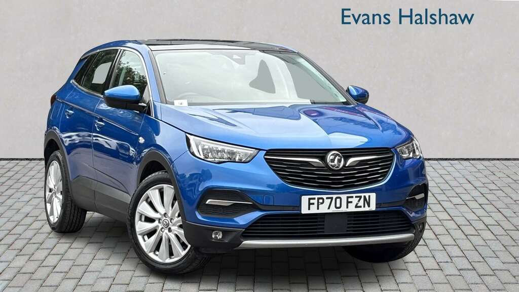 Vauxhall Grandland X 1.2 Turbo Elite Nav 8 Speed 2020 FP70FZN Blue