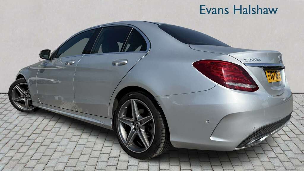 Mercedes-Benz C Class C220d Amg Line 9G-tronic 2017 Silver