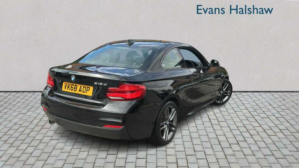 BMW 2 Series 218D M Sport Nav 2018 Black #5