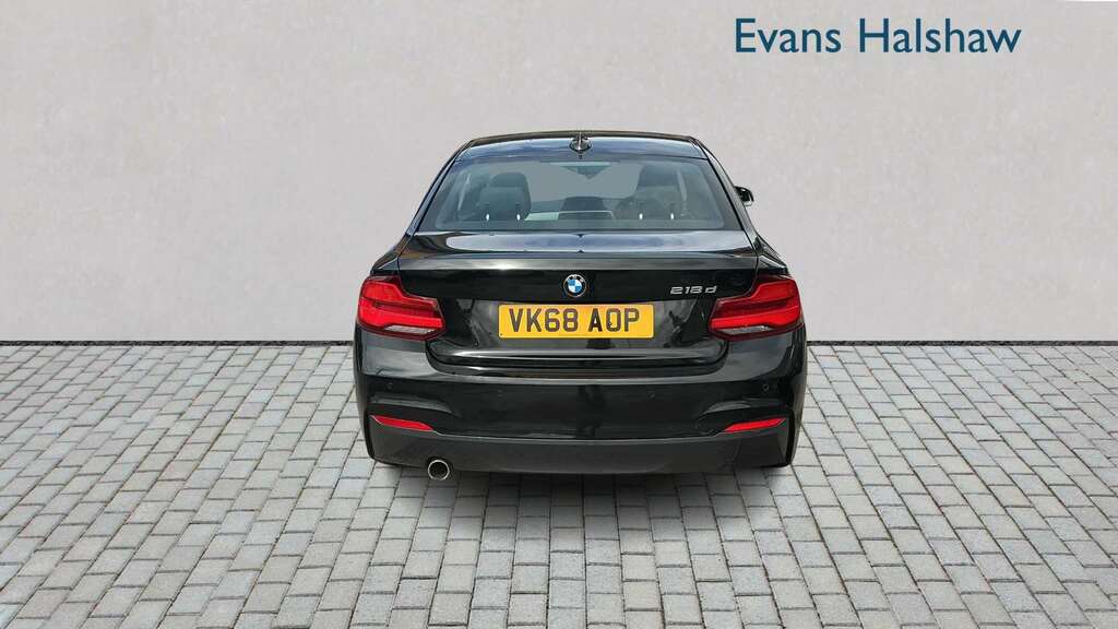 BMW 2 Series 218D M Sport Nav 2018 Black #2