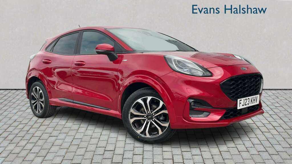 Ford Puma 1.0 Ecoboost Hybrid Mhev St-line 2023 FJ23KHV Red