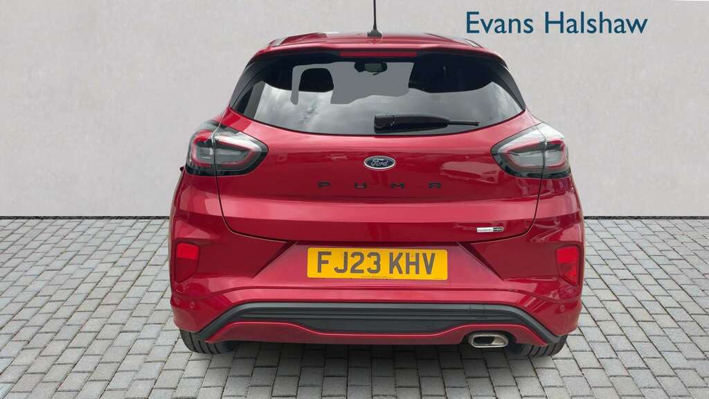 Ford Puma 1.0 Ecoboost Hybrid Mhev St-line 2023 FJ23KHV Red #5