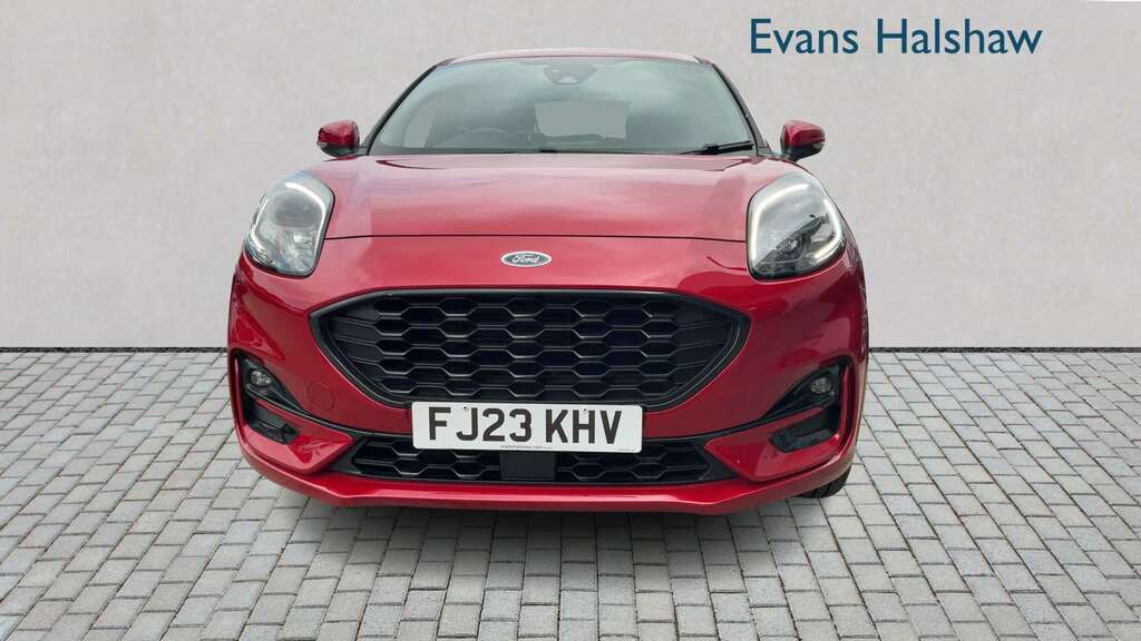 Ford Puma 1.0 Ecoboost Hybrid Mhev St-line 2023 FJ23KHV Red #4
