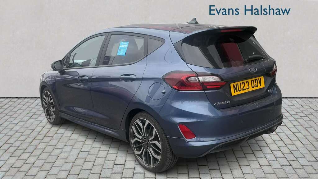 Ford Fiesta 1.0 Ecoboost Hybrid Mhev 125 St-line X 2023 NU23ODV Blue #3