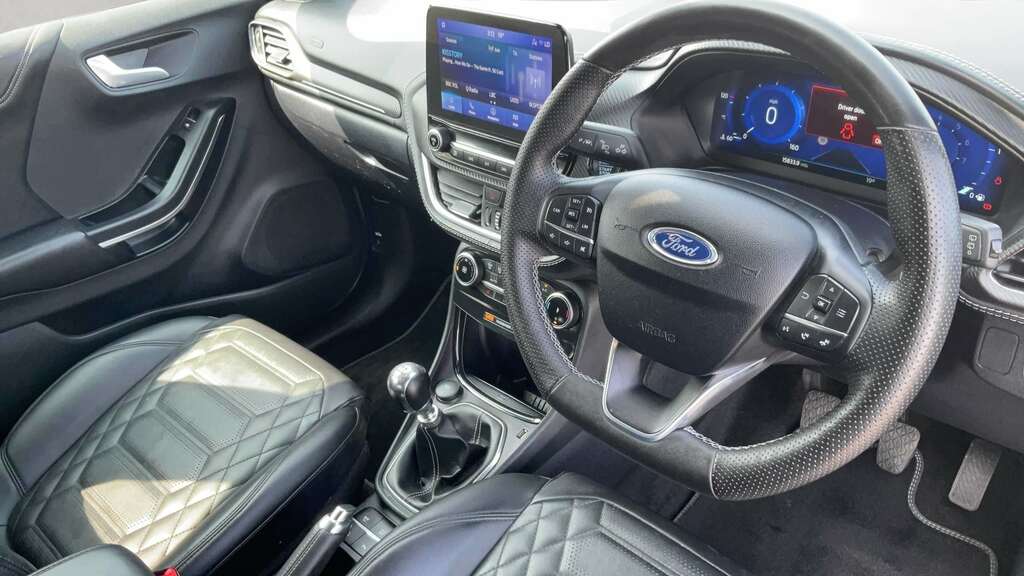 Ford Puma 1.0 Ecoboost Hybrid Mhev 155 St-line Vignale 2 AMZ6021 Blue #6