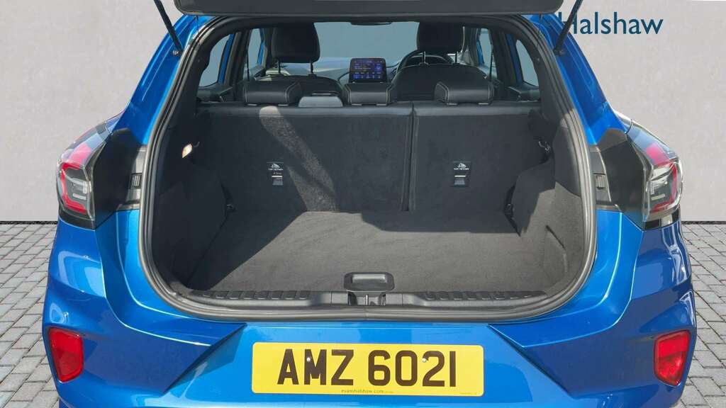 Ford Puma 1.0 Ecoboost Hybrid Mhev 155 St-line Vignale 2 AMZ6021 Blue #4