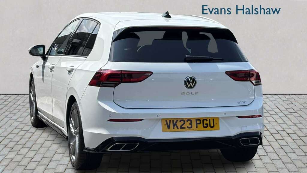 Volkswagen Golf 1.5 Etsi 150 R-line Dsg 2023 VK23PGU White #4