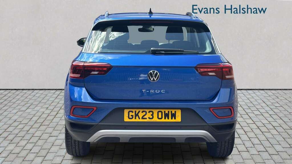 Volkswagen T-Roc 1.5 Tsi Life Dsg 2023 GK23OWW Blue #3