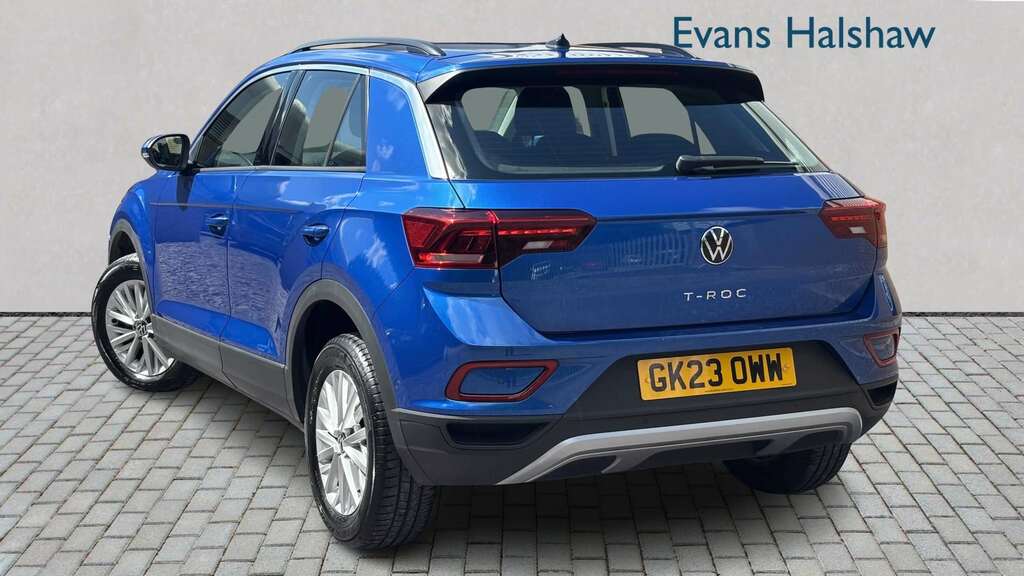 Volkswagen T-Roc 1.5 Tsi Life Dsg 2023 GK23OWW Blue #2