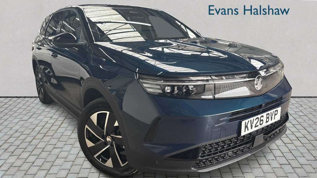 Vauxhall Grandland 1.2 Hybrid 145 Ultimate E-dct6 Fixed Roof 20 KV26BVP Blue