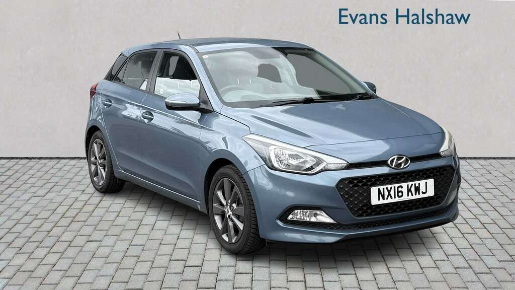 Hyundai I20 1.2 Blue Drive Se 2016 NX16KWJ Blue