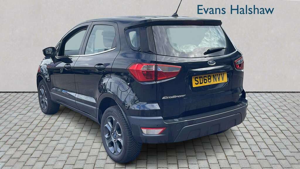 Ford Ecosport 1.0 Ecoboost 125 Zetec 2018 SD68NVV Black #2