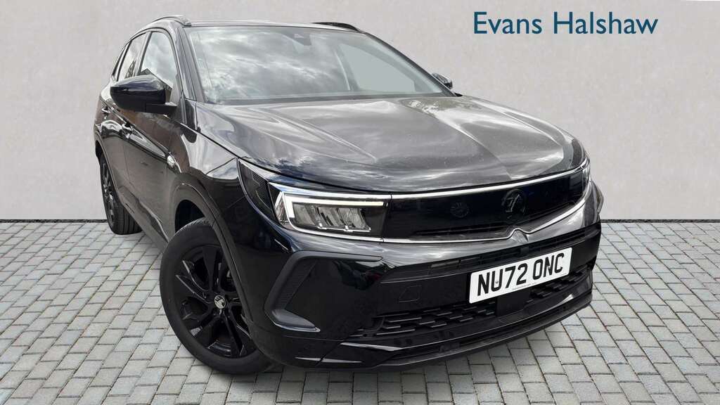Vauxhall Grandland 1.2 Turbo Gs Line 2022 NU72ONC Black