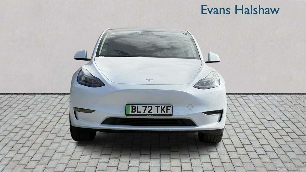 Tesla Model Y Long Range Awd 2023 BL72TKF White #2