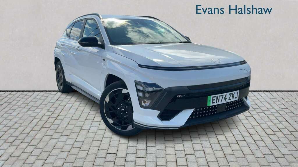 Hyundai Kona 160Kw N Line 65Kwh 2025 EN74ZKJ White