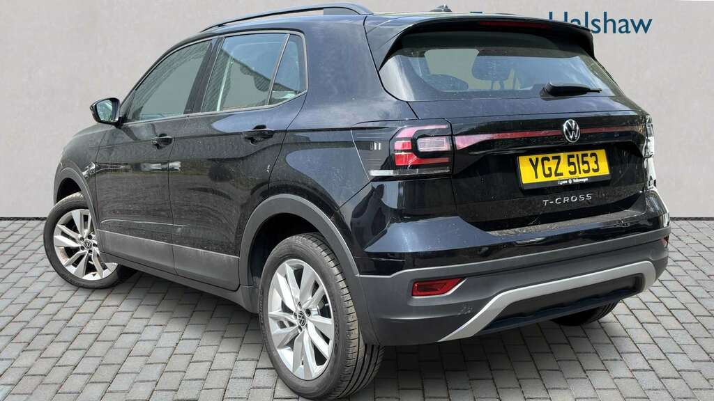 Volkswagen T-Cross 1.0 Tsi Se 2022 Black #2