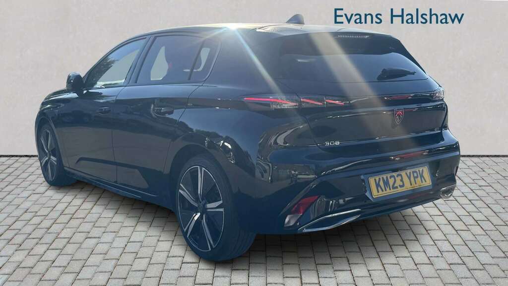 Peugeot 308 1.5 Bluehdi Gt Eat8 2023 Black #4