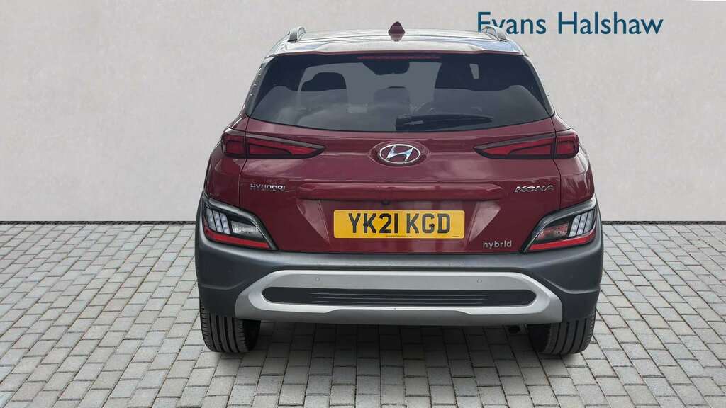 Hyundai Kona 1.6 Gdi Hybrid Ultimate Dct 2021 Red #5